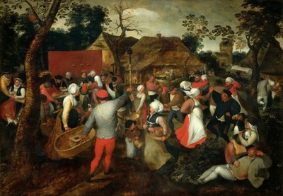 Bryllupsdans, ca. 1600. af Jan Brueghel the Elder
