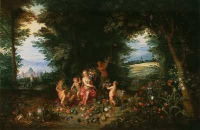Landskab med Ceres (Allegori på Jorden) af Jan Brueghel the Younger