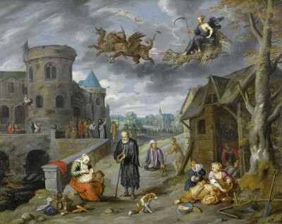 Børnene af planeten Saturn af Jan Brueghel the Younger