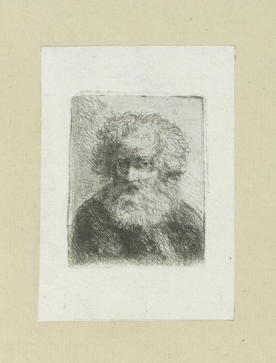 Bebaarde gamle mand The Compleat Work of Etchings af John Chalon / Oeuvre Complette des Eaux Fortes af Jean Chalon (serietitel) af Jan Chalon