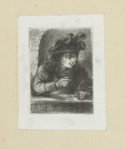 Mand ved rækværk The Compleat Work of Etchings af John Chalon / Oeuvre Complette des Eaux Fortes af Jean Chalon (serietitel) af Jan Chalon