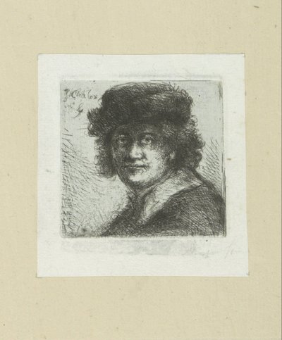 Mand sætter hakke i platte kraag The Compleat Work of Etchings af John Chalon / Oeuvre Complette des Eaux Fortes af Jean Chalon (serietitel) af Jan Chalon