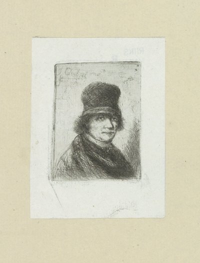 Mand sætter høj hoed The Compleat Work of Etchings af John Chalon / Oeuvre Complette des Eaux Fortes af Jean Chalon (serietitel) af Jan Chalon