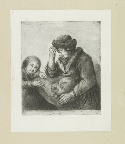 Moder bliver venlig til kat The Compleat Work of Etchings af John Chalon / Oeuvre Complette des Eaux Fortes af Jean Chalon (serietitel) af Jan Chalon