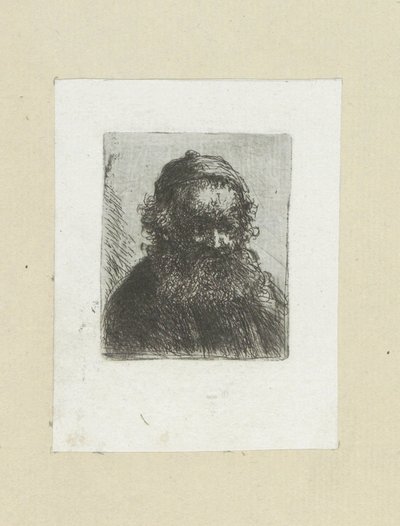 Oude mand sætter baard i muts The Compleat Work of Etchings af John Chalon / Oeuvre Complette des Eaux Fortes af Jean Chalon (serietitel) af Jan Chalon