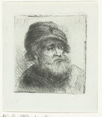 Gammel mand med turban af Jan Chalon