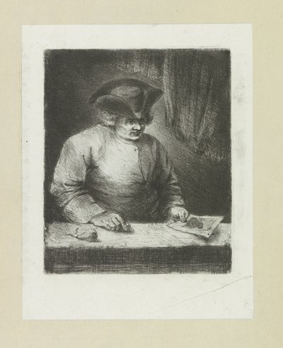 Portræt af Hendrik Chalon The Compleat Work of Etchings af John Chalon / Oeuvre Complette des Eaux Fortes af Jean Chalon (serietitel) af Jan Chalon