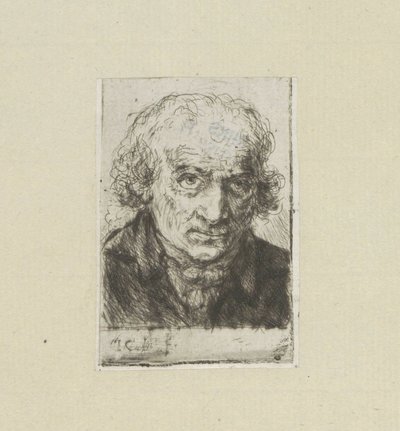 Volwassen mand, naar ret The Compleat Work of Etchings af John Chalon / Oeuvre Complette des Eaux Fortes af Jean Chalon (serietitel) af Jan Chalon