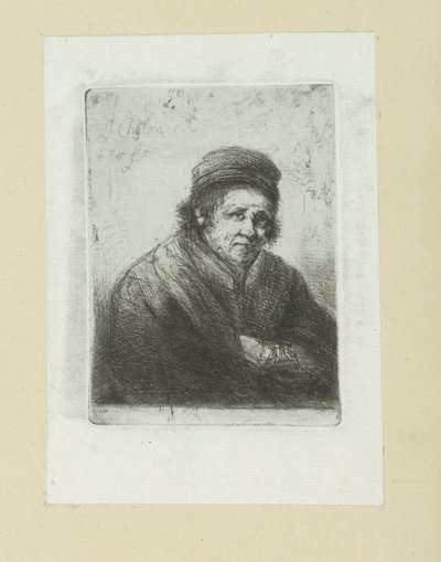 Volwassen mand, naar ret The Compleat Work of Etchings af John Chalon / Oeuvre Complette des Eaux Fortes af Jean Chalon (serietitel) af Jan Chalon