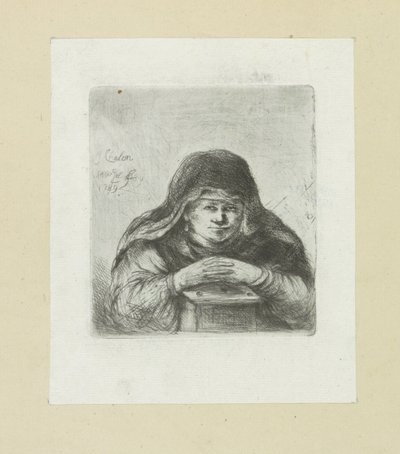 Kvinde over et komfur The Compleat Work of Etchings af John Chalon / Oeuvre Complette des Eaux Fortes af Jean Chalon (serietitel) af Jan Chalon