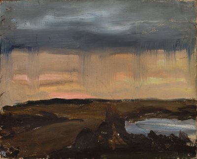 Regn - til minde om indtryk fra en jernbanevogn af Jan Ciągliński