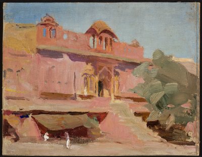 Jaipur - bygninger. Fra en rejse til Indien af Jan Ciągliński