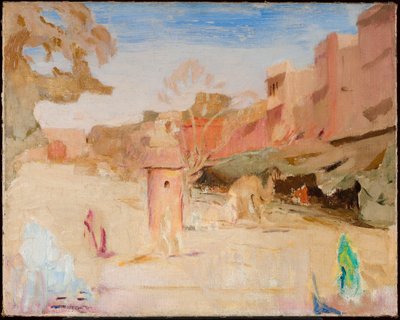 Jaipur - gade. Fra en rejse til Indien af Jan Ciągliński