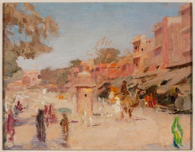 Gade i Jaipur. Fra en rejse til Indien af Jan Ciągliński