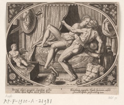 Venus og Mars utroskab Venus og Mars (serietitel) af Jan Collaert (II)