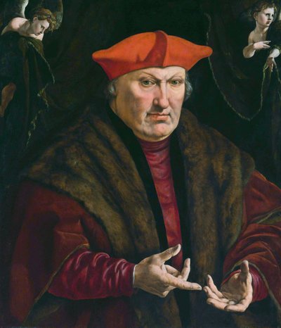 Portræt af Erard de la Marck[1]
Alternativ(e) titel(r):  

Portræt af Erard de la Marck (1472-1538). Prins-biskop af Liège. af Jan Cornelisz Vermeyen