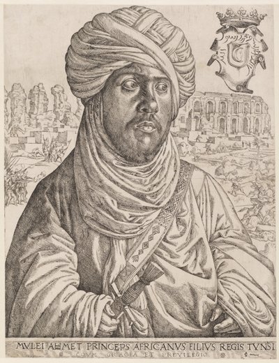 Portræt af Muley Ahmed af Jan Cornelisz Vermeyen