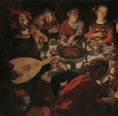 Ægteskabet i Kana St Johns kaldelse under ægteskabet i Cana af Jan Cornelisz Vermeyen