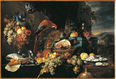 Stilleben (olie på lærred) af Jan Davidsz de Heem
