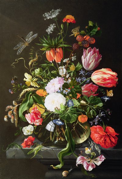 Stilleben af blomster af Jan Davidsz de Heem