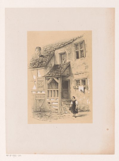 Facade på et beboelseshus af Jan Diederikus Kruseman