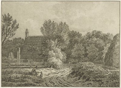 Landskab ved Bloemendaal af Jan Evert Grave