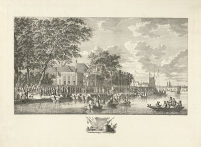 Udvandring af 600 bevæbnede Amsterdam-borgere til Utrecht, 17. juli 1787 af Jan Evert Grave