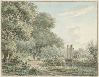 Vandrer på Amstelveense Weg af Jan Evert Grave