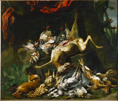 Stilleben af rigeligt vildt (maleri på lærred) af Jan Fyt