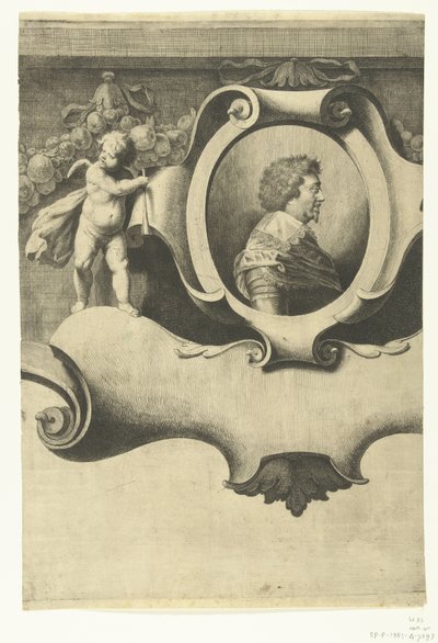 Belejring af Breda (ark med portræt af Frederik Hendrik), 1637 af Jan Gerritsz. van Bronckhorst
