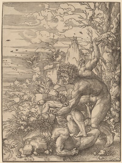 Kain dræber Abel af Jan Gossaert
