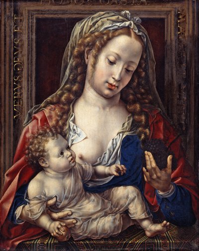 Tysk: Maria mit dem Kind Maria med Kristusbarnet af Jan Gossaert