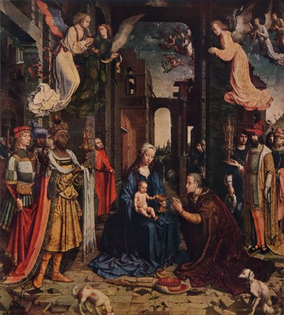 Kongernes tilbedelse, c1510, 1938 af Jan Gossaert