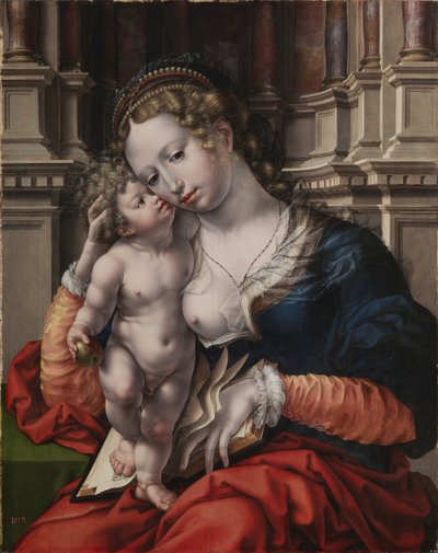 Jomfru og barn af Jan Gossaert