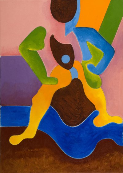 Inexperienced Camel Driver, 2009 (olie på lærred) af Jan Groneberg