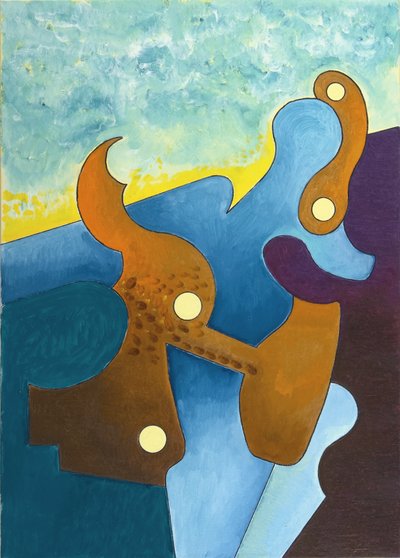 Softly as in a Morning Sunrise, 2008 (olie på lærred) af Jan Groneberg