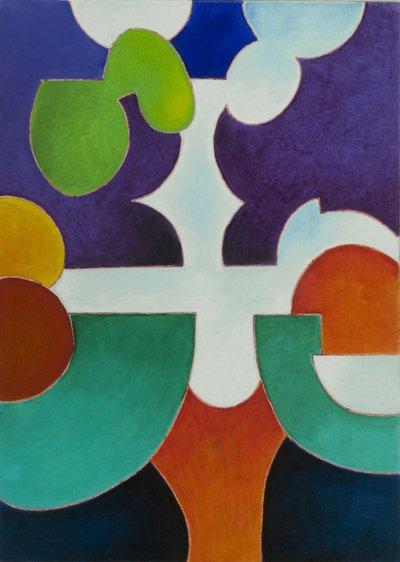 Vandets formløshed, 2009 (olie på lærred) af Jan Groneberg