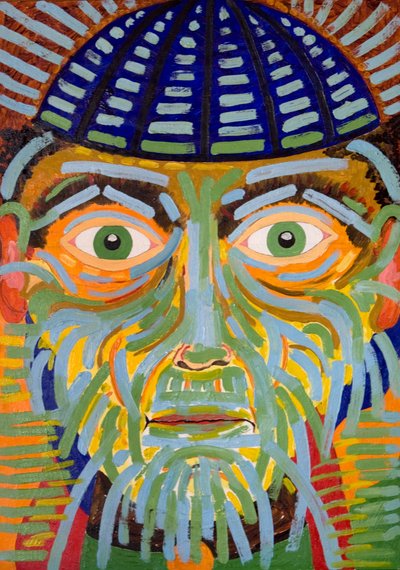 The Gaze of the Magus, 2005 (olie på træ) af Jan Groneberg