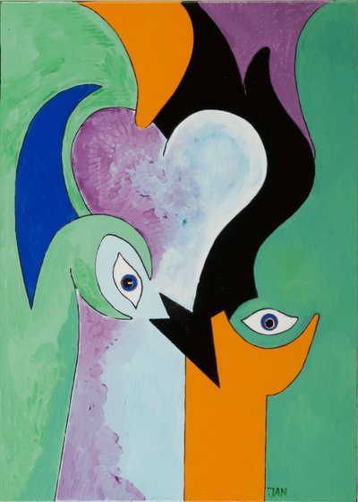 The Heart of the Beast, 2009 (olie på lærred) af Jan Groneberg