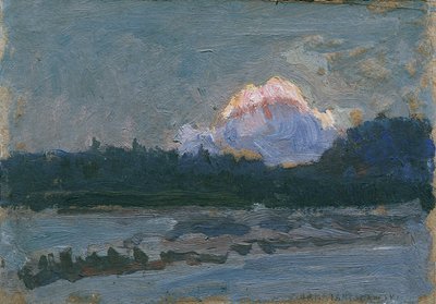 Abendrot Tatra af Jan Grzegorz Stanisławski