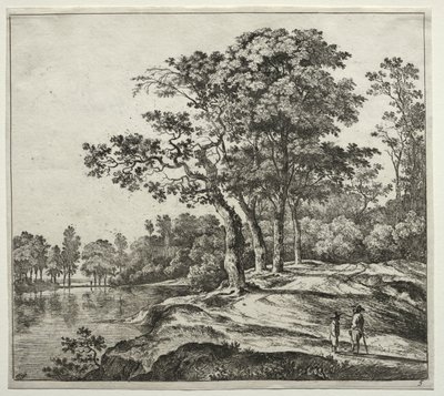 De fire træer af Jan Hackaert