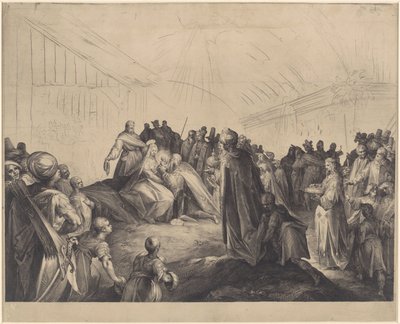 Tilbedelse af kongerne af Jan Harmensz. Muller