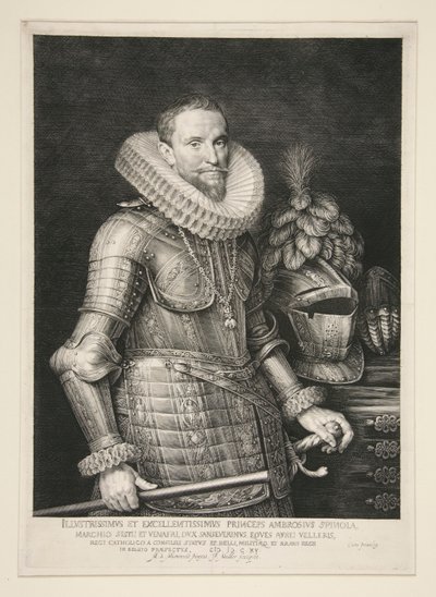 Ambrosius, markis af Spinola (1569-1630) af Jan Harmensz. Muller