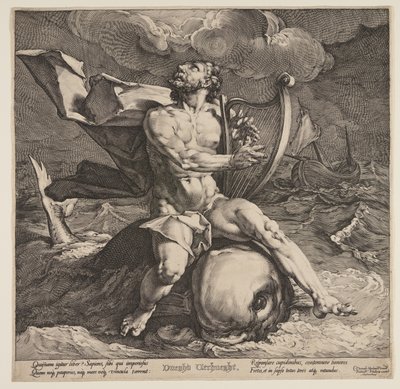 Arion på en delfin af Jan Harmensz. Muller