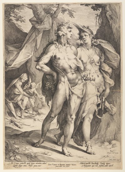 Bacchus and Ceres Leaving Venus (Sine Cerere et Baccho Friget Venus) af Jan Harmensz. Muller