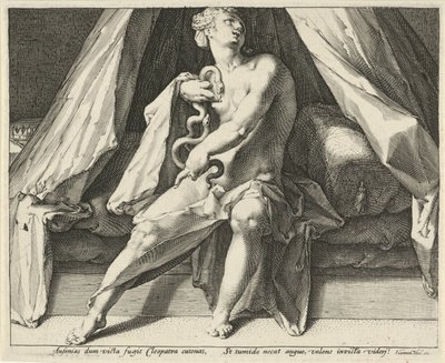 Kleopatras død af Jan Harmensz. Muller