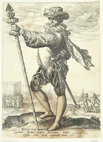 En officer med lanse af Jan Harmensz. Muller