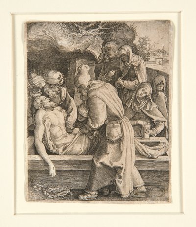 Entombment, fra The Passion af Jan Harmensz. Muller