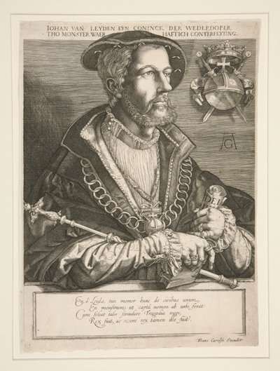 Jan Beuckelszoon (Jan van Leyden) af Jan Harmensz. Muller