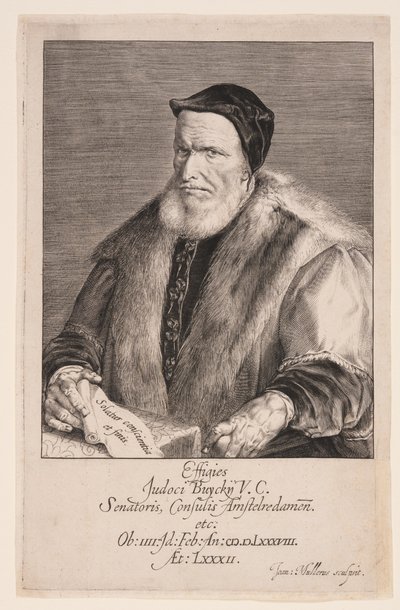 Joost Buyck, borgmester i Amsterdam af Jan Harmensz. Muller